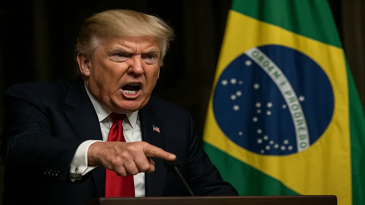 Trump tarifa Brasil 50%: carta a Lula ameaça imposto